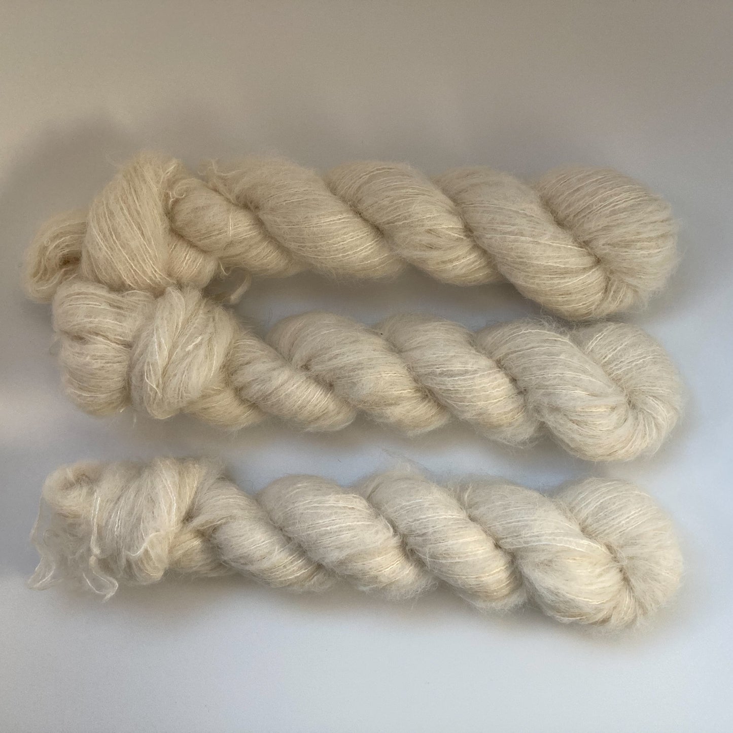 Brushed Alpaca / Undyed Natural White