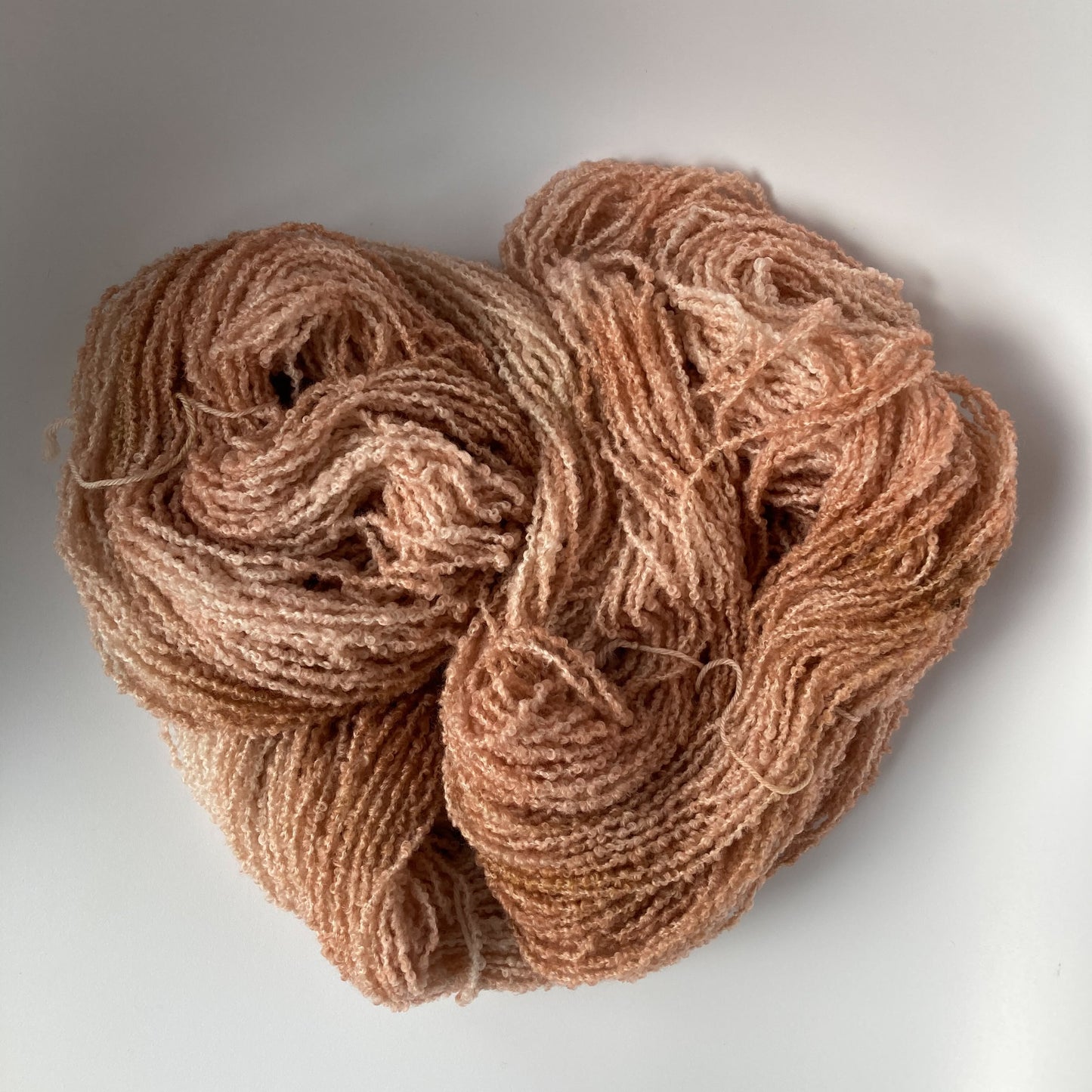 Merino Bouclé / Rose Beige