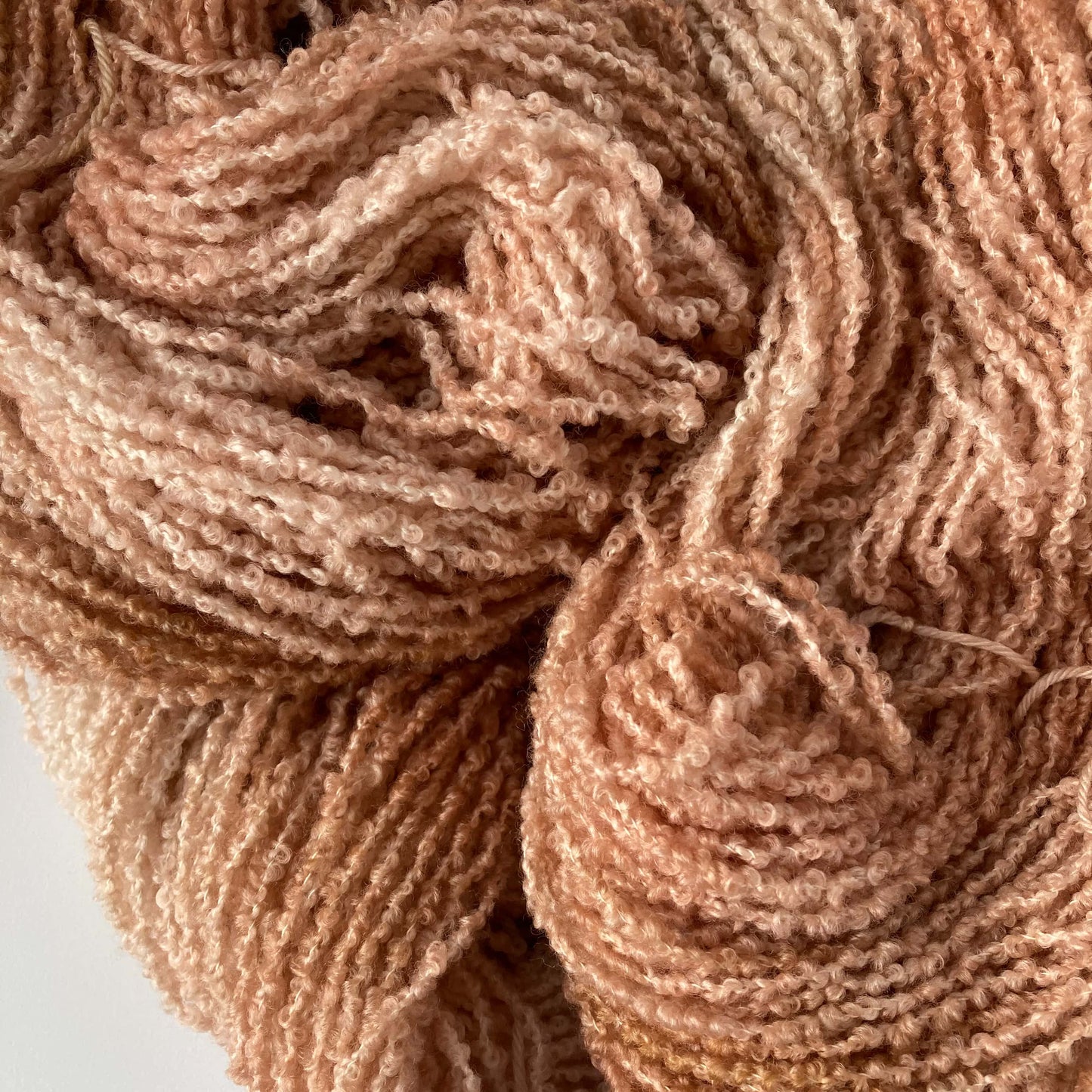 Merino Bouclé / Rose Beige