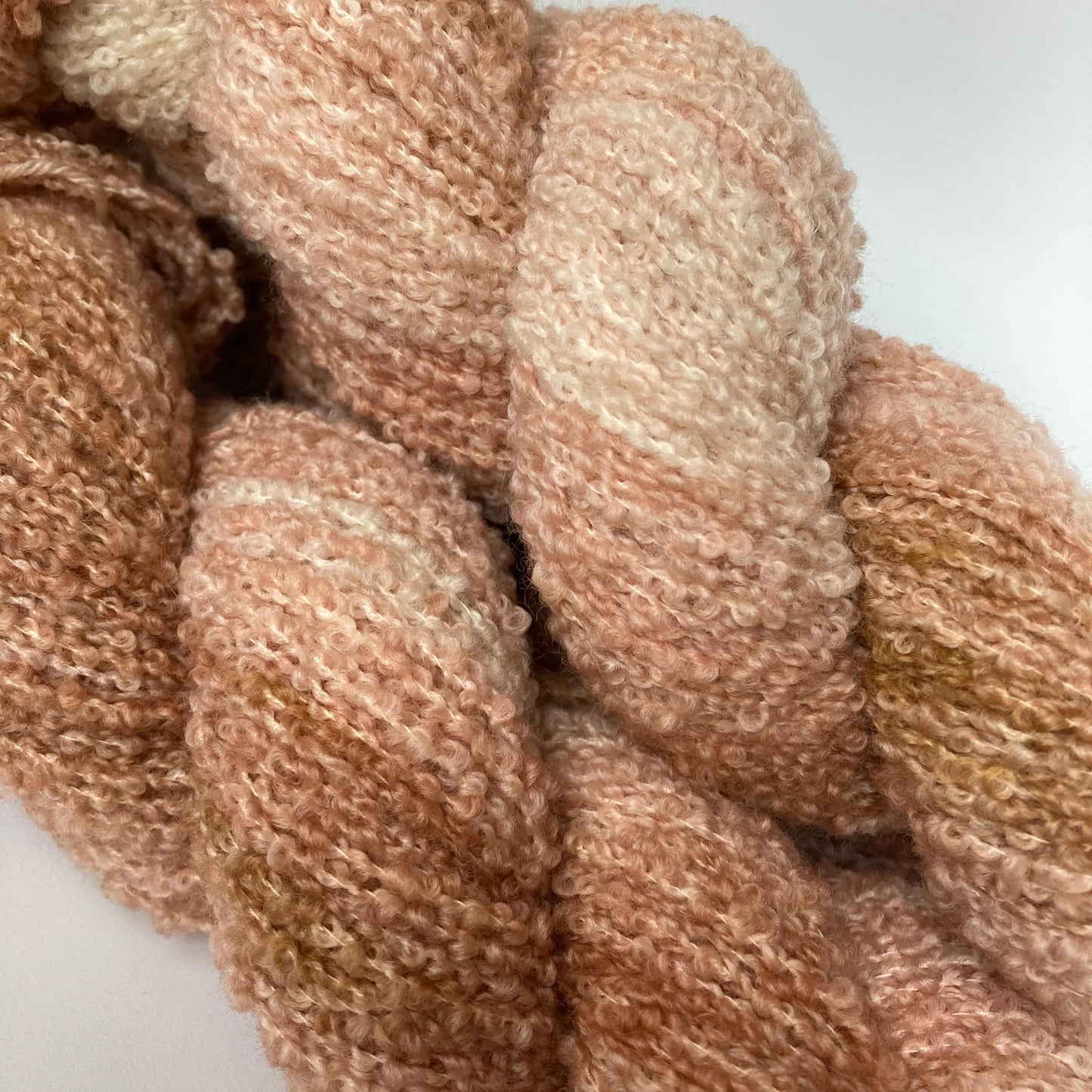 Merino Bouclé / Rose Beige